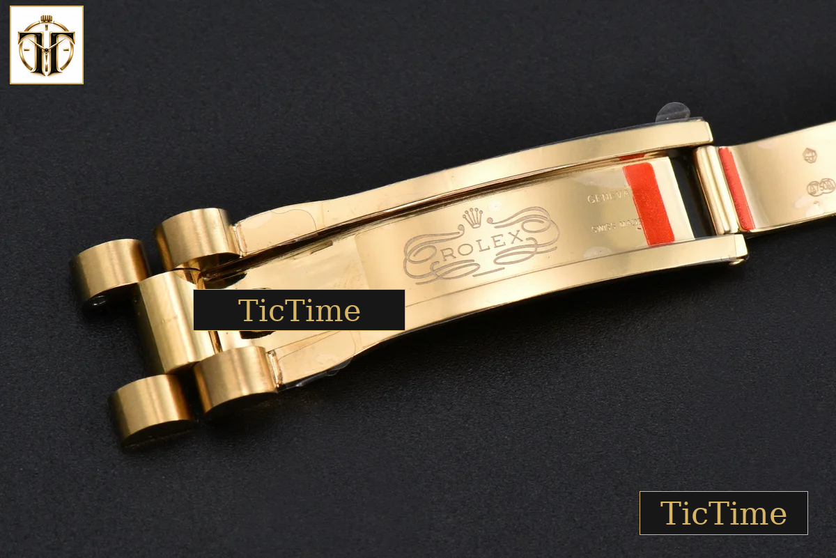 DateJust 31mm GMF YG Fluted Bezel Red Dial Diamond Marker President Bracelet A2824 — foto 35