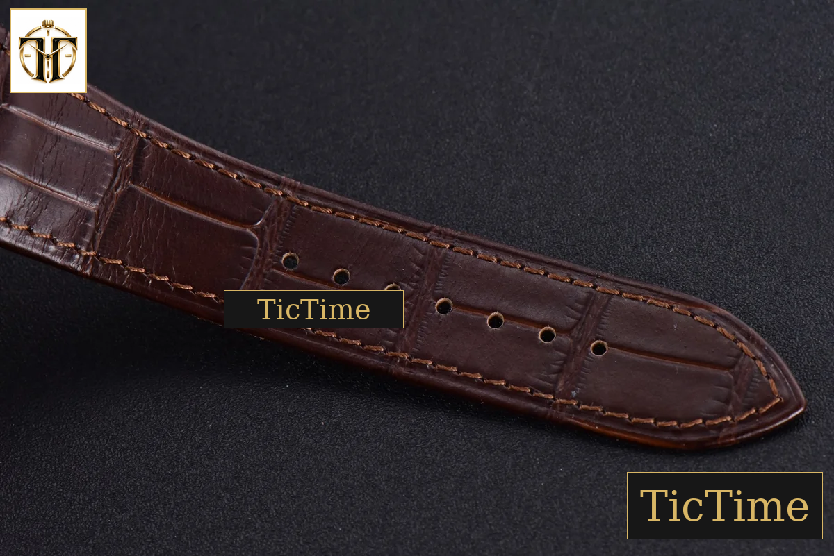 Overseas 47040 42mm MKF RG Brown Dial Leather Strap 9015 — foto 25