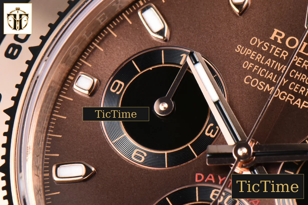 Daytona 116505 APSF RG Brown Dial Lume Marker RG Bracelet SH4130 — foto 7