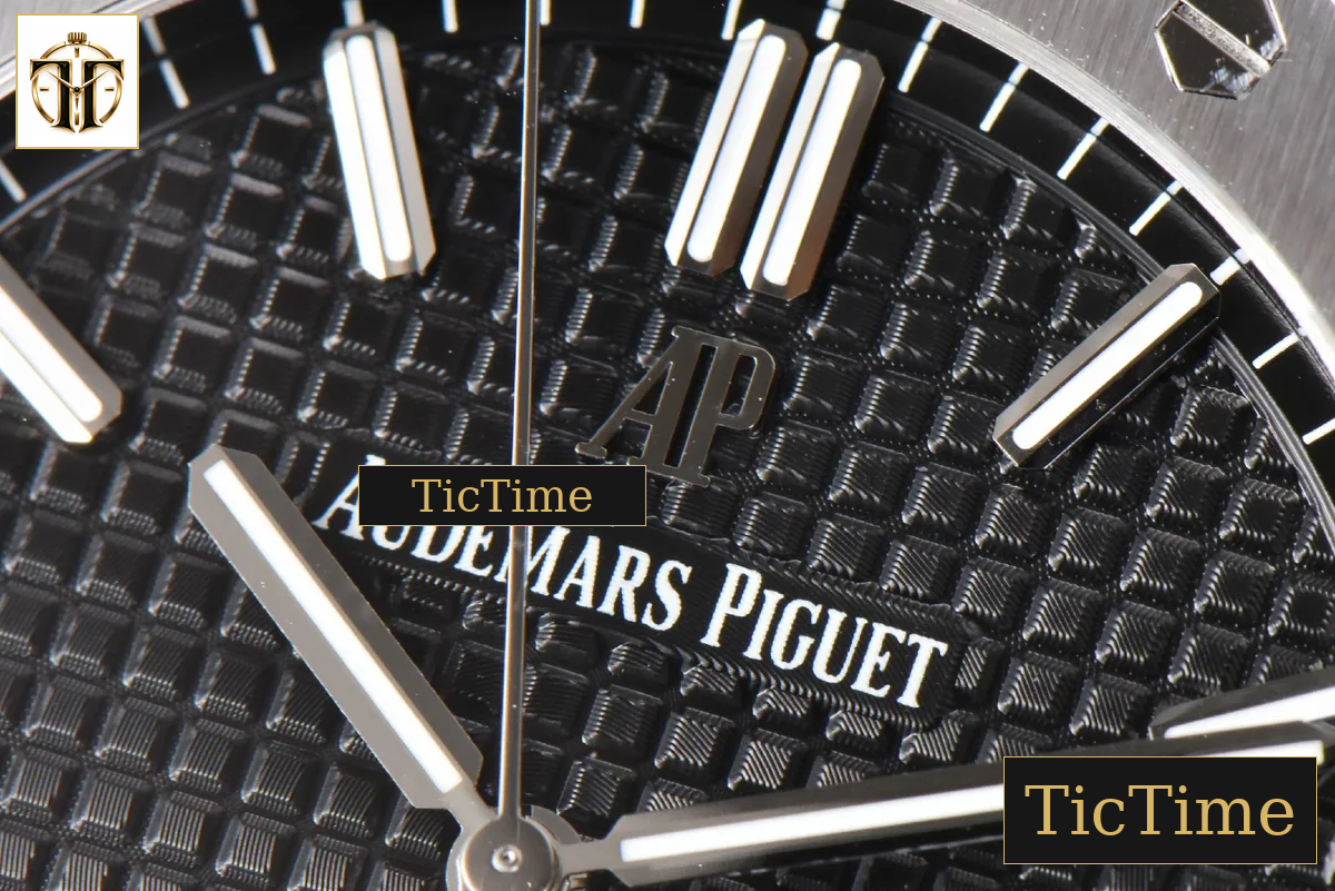 Royal Oak 15500 41mm APSF Black Textured Dial SS Bracelet V2 A4302 — foto 5
