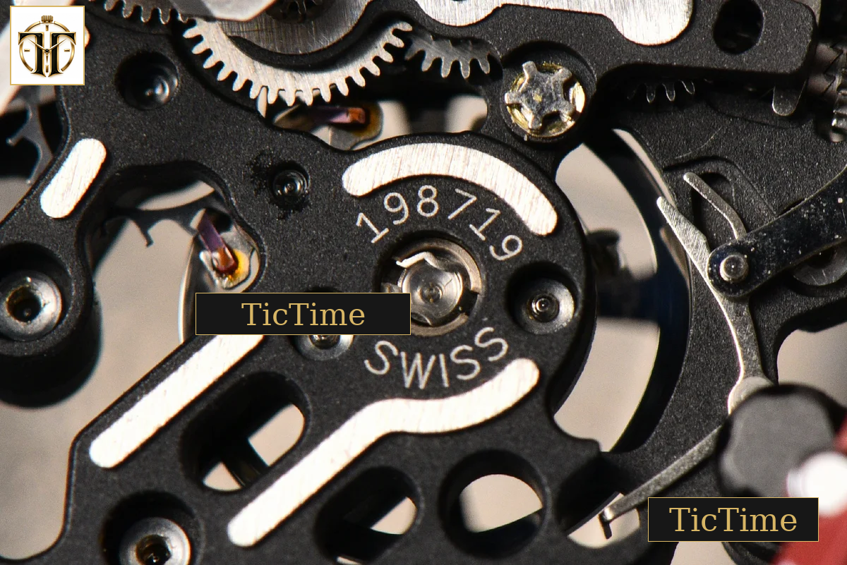 RM055 42.7mm ZF Ceramic Black Bezel Red Skeleton Dial Red Crown Black Rubber Strap RMUL2 — foto 9