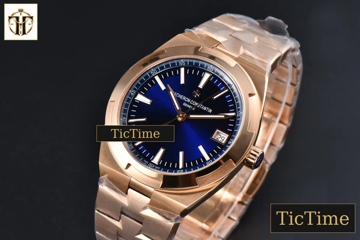 Overseas 4500V 41mm ZF RG Blue Dial RG Bracelet A5100 — foto 5