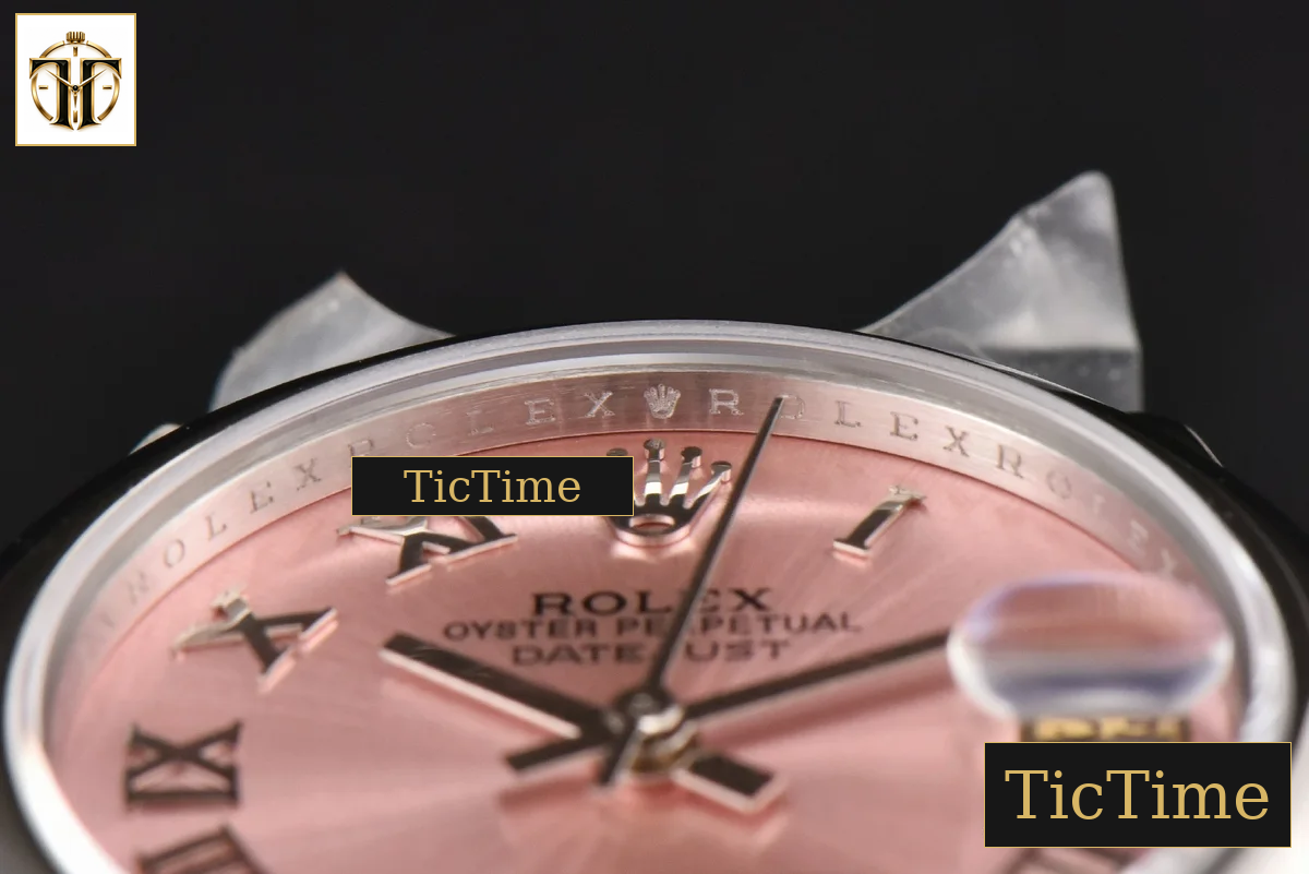 DateJust Ladies 904L Smooth 31mm WF Pink Dial Roma Marker Oyster Bracelet A2671 — foto 13
