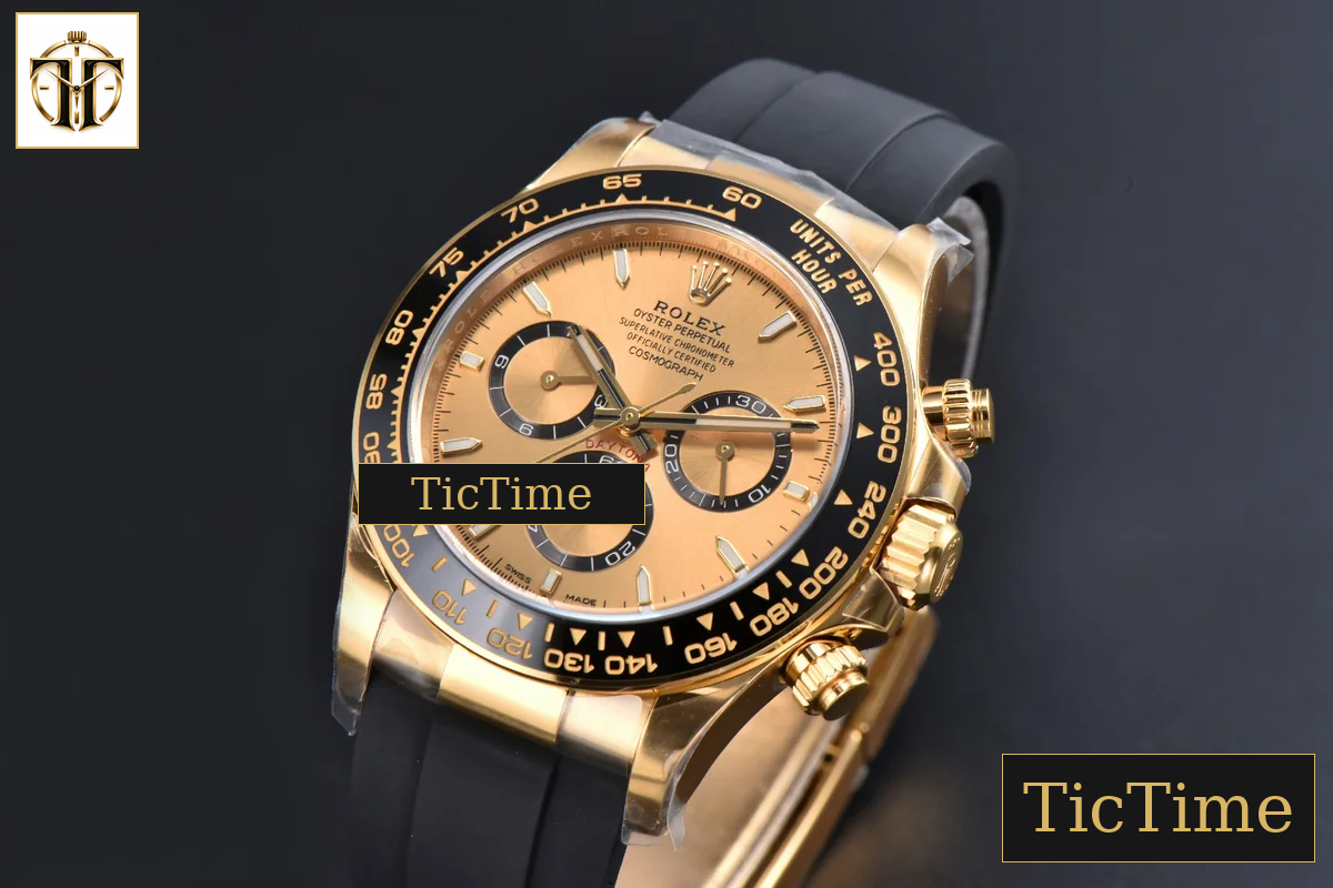 Daytona 126518 40mm Clean Factory YG YG Dial YG Subdial Oysterflex Strap DD4131 — foto 4