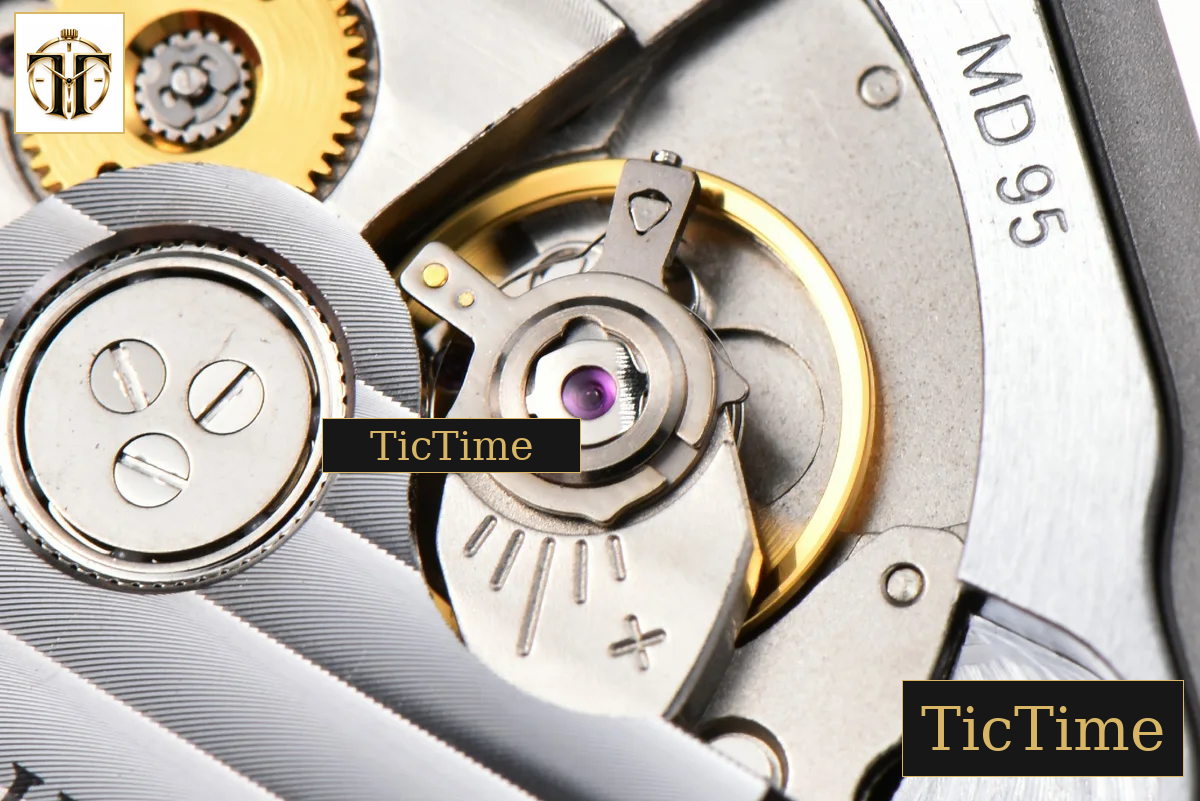Santos de Cartier Large 40mm AF SS Grey Dial Black Leather Strap Miyota 9015 — foto 17