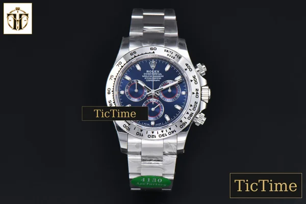 Foto frontal — Daytona 116509 APSF SS Blue Dial Lume Marker SS Bracelet SH4130