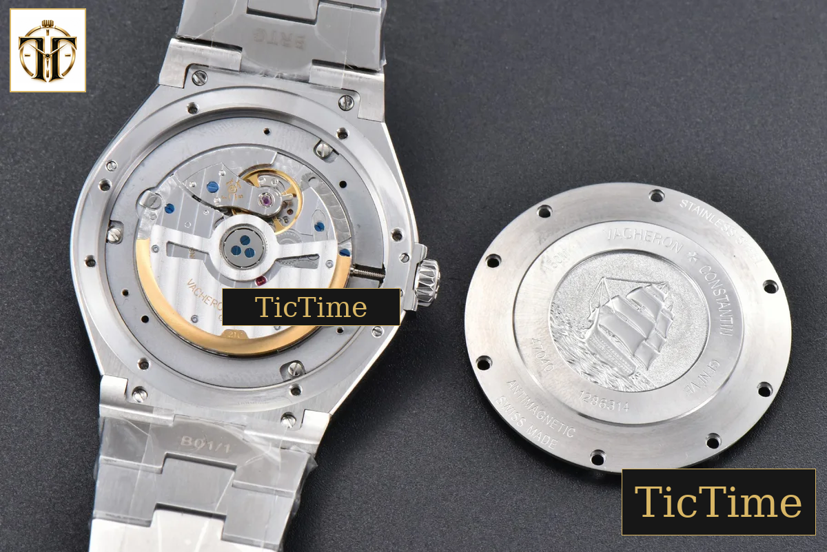 Overseas 47040 42mm PPF Black Dial SS Bracelet A1226 — foto 18