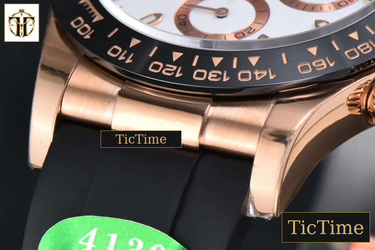 Daytona 116515 APSF RG White Dial Ceramic Bezel Lume Marker Oysterflex Strap Tungsten Version SH4130 — foto 11