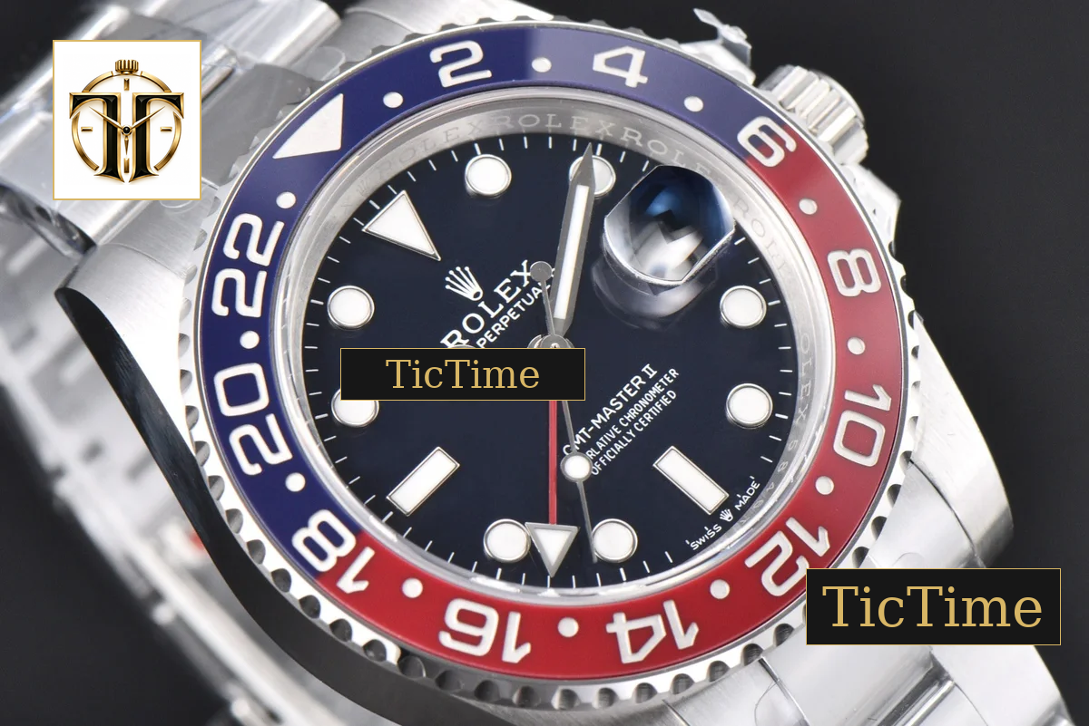 GMT Master BLRO Pepsi (weighted version only in pepsi blue dial oyster bracelet)) 126710 Gold Factory — foto 40