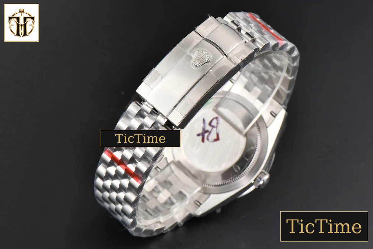 DateJust 36mm BPF Diamond Green Plam Dial Diamond Marker Jubilee Bracelet 3235 — foto 36