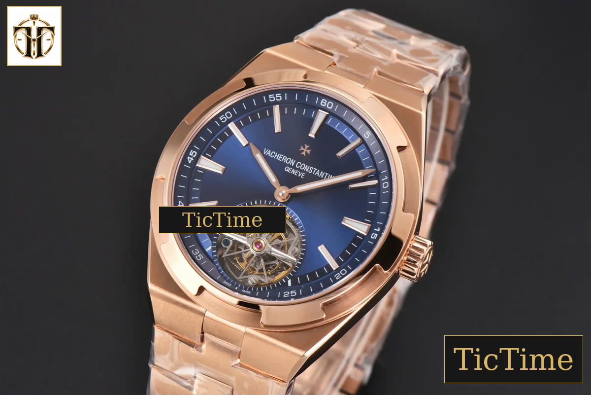 Overseas Tourbillon 6000V 42.5mm BBRF RG Blue Dial RG Bracelet Tourb — foto 4