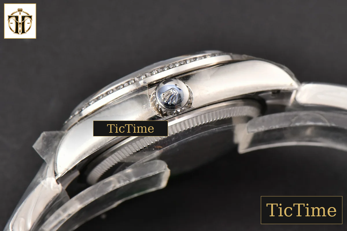 DateJust Ladies 904L 31mm WF Diamond Blue Flowers Dial Diamond Marker Oyster Bracelet A2671 — foto 17