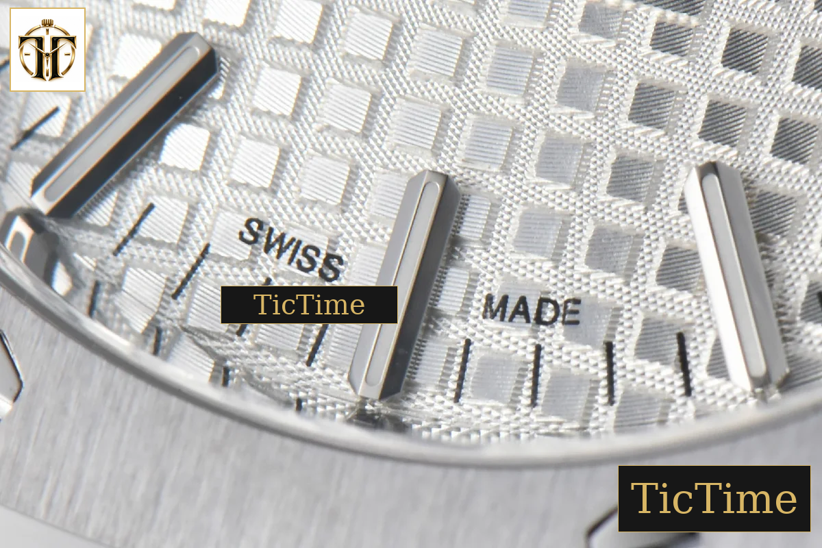 Royal Oak 15450 37mm ZF White Textured Dial SS Bracelet SA3120 — foto 7