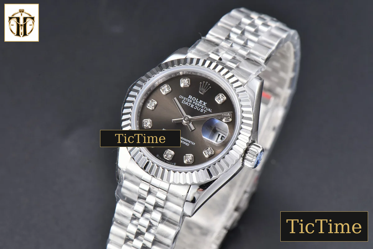 DateJust 31mm WF Gray Dial Diamond Marker Jubilee Bracelet A2671 — foto 4