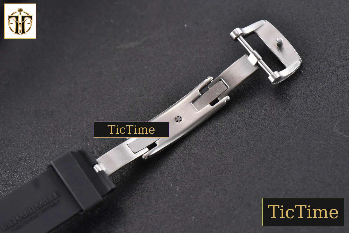 Tourbillon RM001 47mm JBF SS Black Skeleton Dial Black Rubber Strap — foto 26