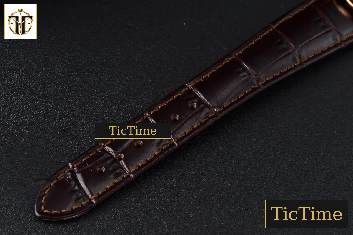 Annual Calendar Moonphase 5396 38.5mm ZF RG White Stick Dial Brown Leather Strap MY9015 — foto 23