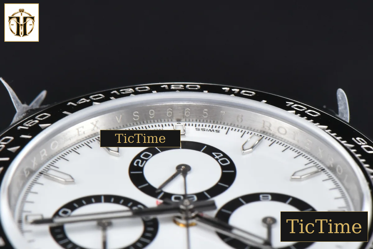 Daytona 904L 126500 40mm BPF SS Panda White Dial SS Bracelet SH4131 — foto 15