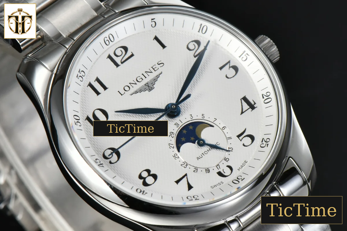 Master Moonphase 40mm GF White Dial SS Bracelet A899 — foto 9
