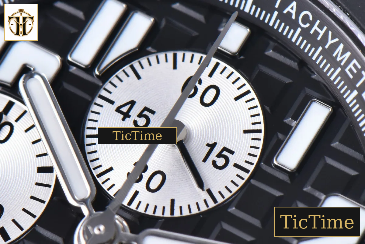 Royal Oak Offshore Rubberclad 25940SK 42mm JF Black/Silver Dial Rubber Strap A7750 — foto 5