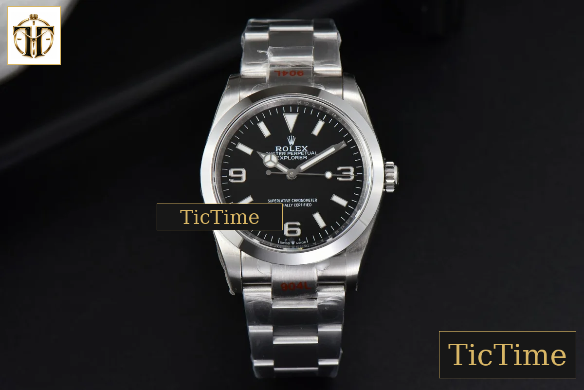 Explorer I 124270 36mm EWF Black Dial SS Bracelet A3230 — foto 3