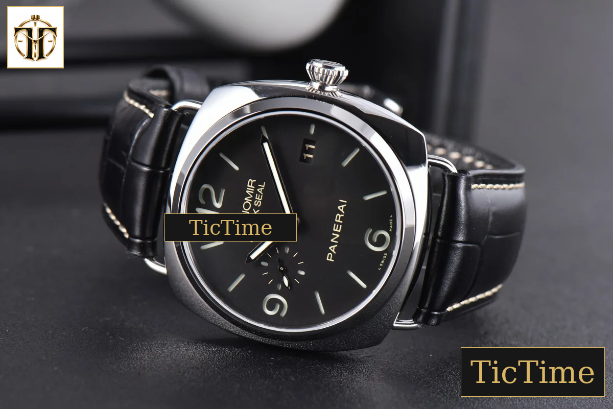 Radiomir PAM388 45mm VSF Black Dial Leather Strap P9000 — foto 12