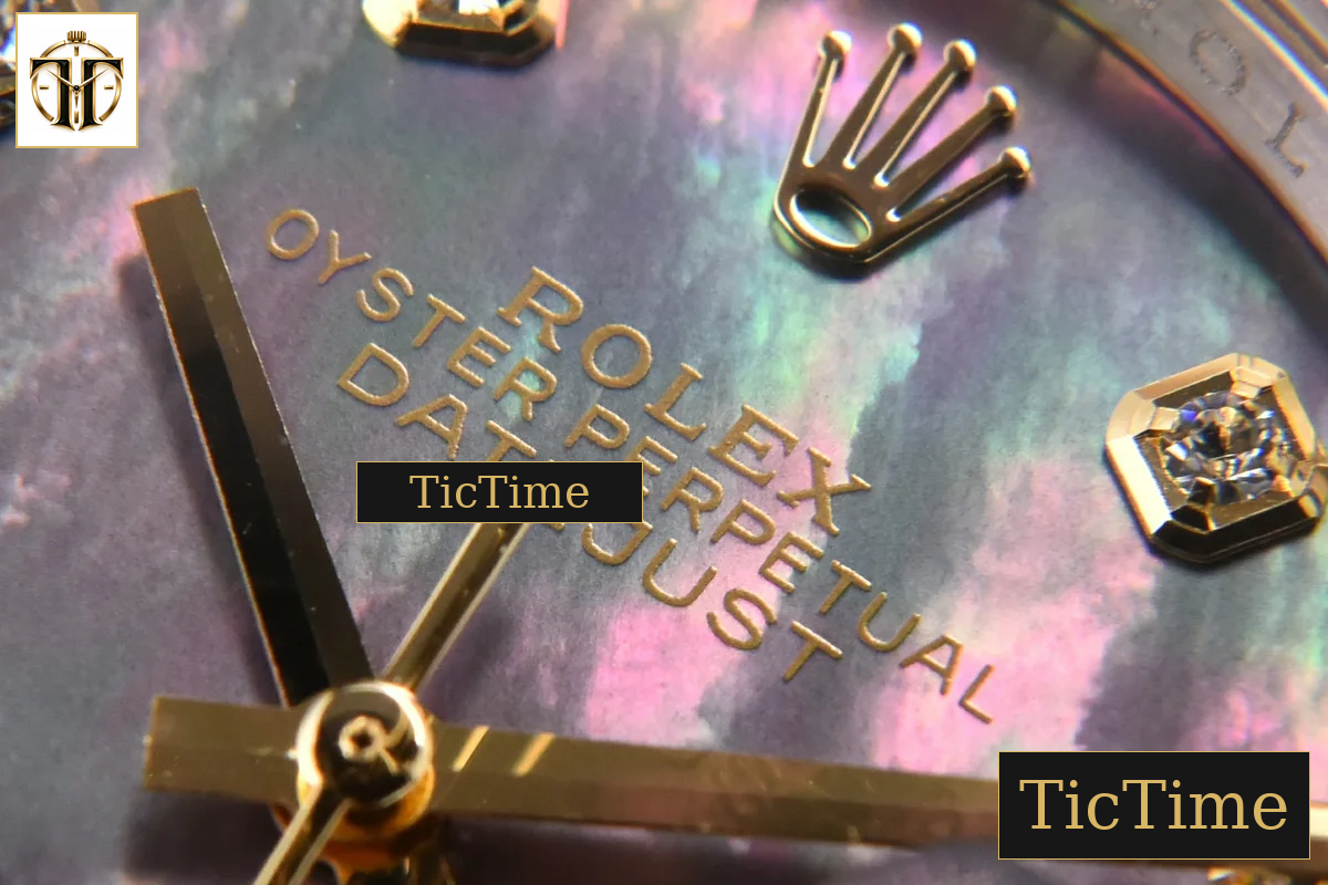 DateJust 904L 36mm GMF YG/SS Fluted Bezel Gray MOP Dial Diamond Marker Jubilee Bracelet VR3235 — foto 5