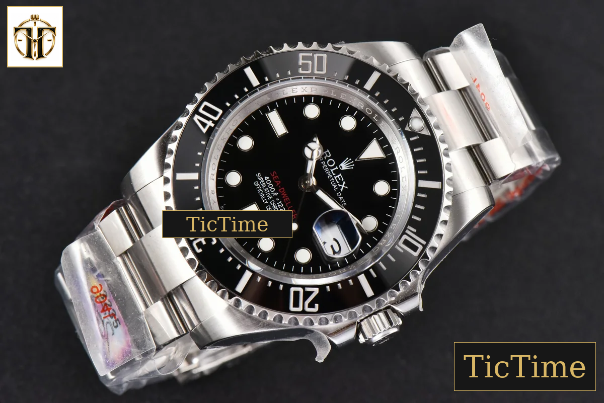 Sea-Dweller Rehaut 126600 43mm CSF Black Dial SS Bracelet VR3235 — foto 4
