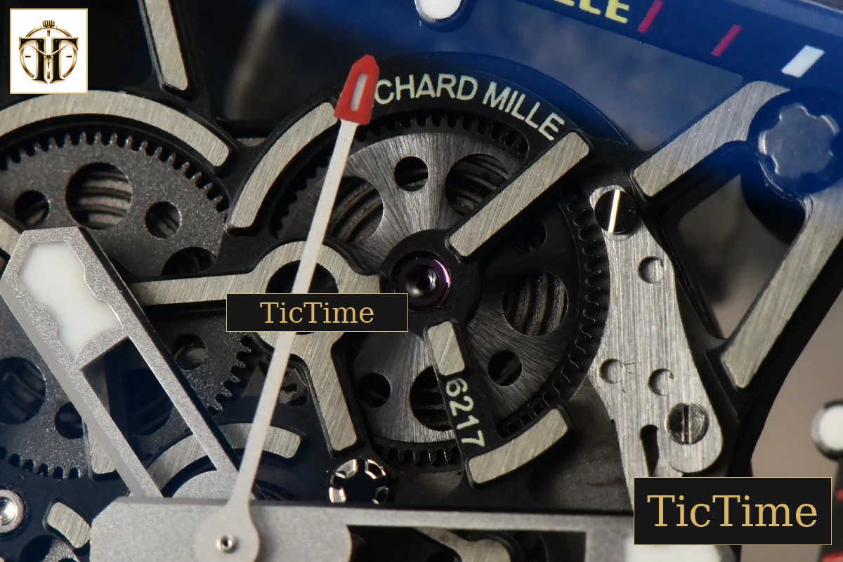 NTPT RM035-02 ZF Skeleton Dial Black Rubber Strap V5 NH05A — foto 5
