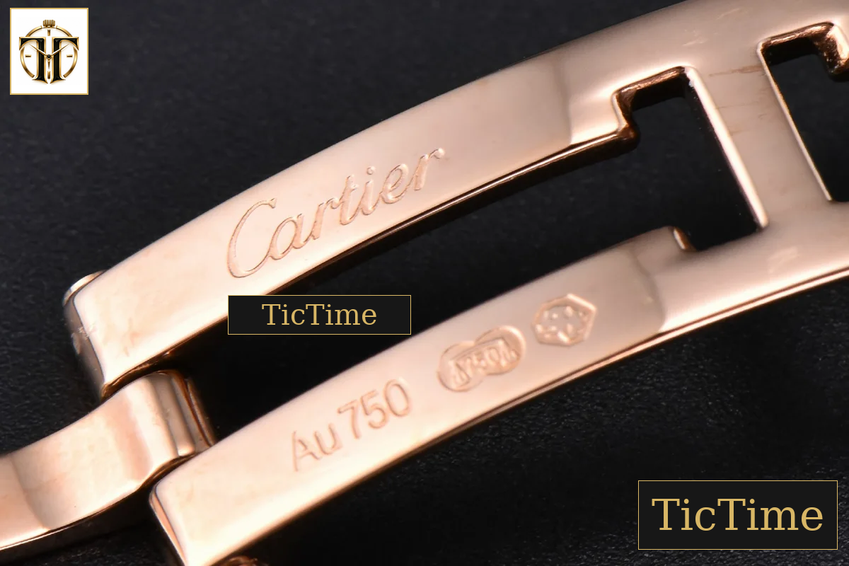 Panthère Secrete Ladies 22mm BVF RG White Dial RG Bracelet Ronda Quartz — foto 23