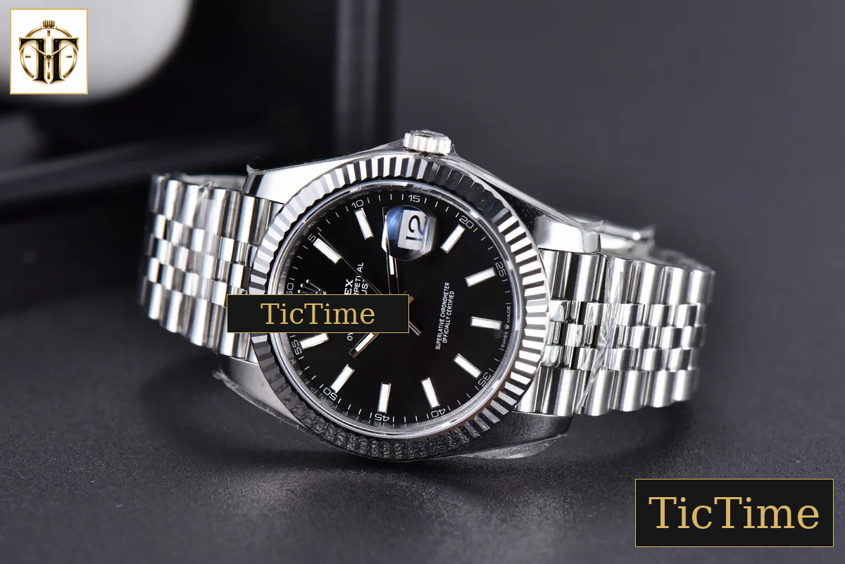 DateJust 904 126334 41mm ARF SS Black Dial Lume Markers Jubilee Bracelet VR3235 — foto 16