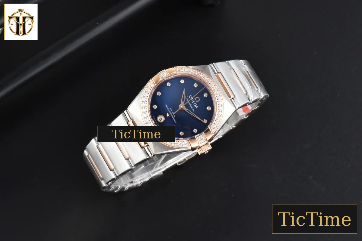 Constellation 29mm TWSF RG Diamond Blue Dial RG/SS Bracelet A8700 — foto 12