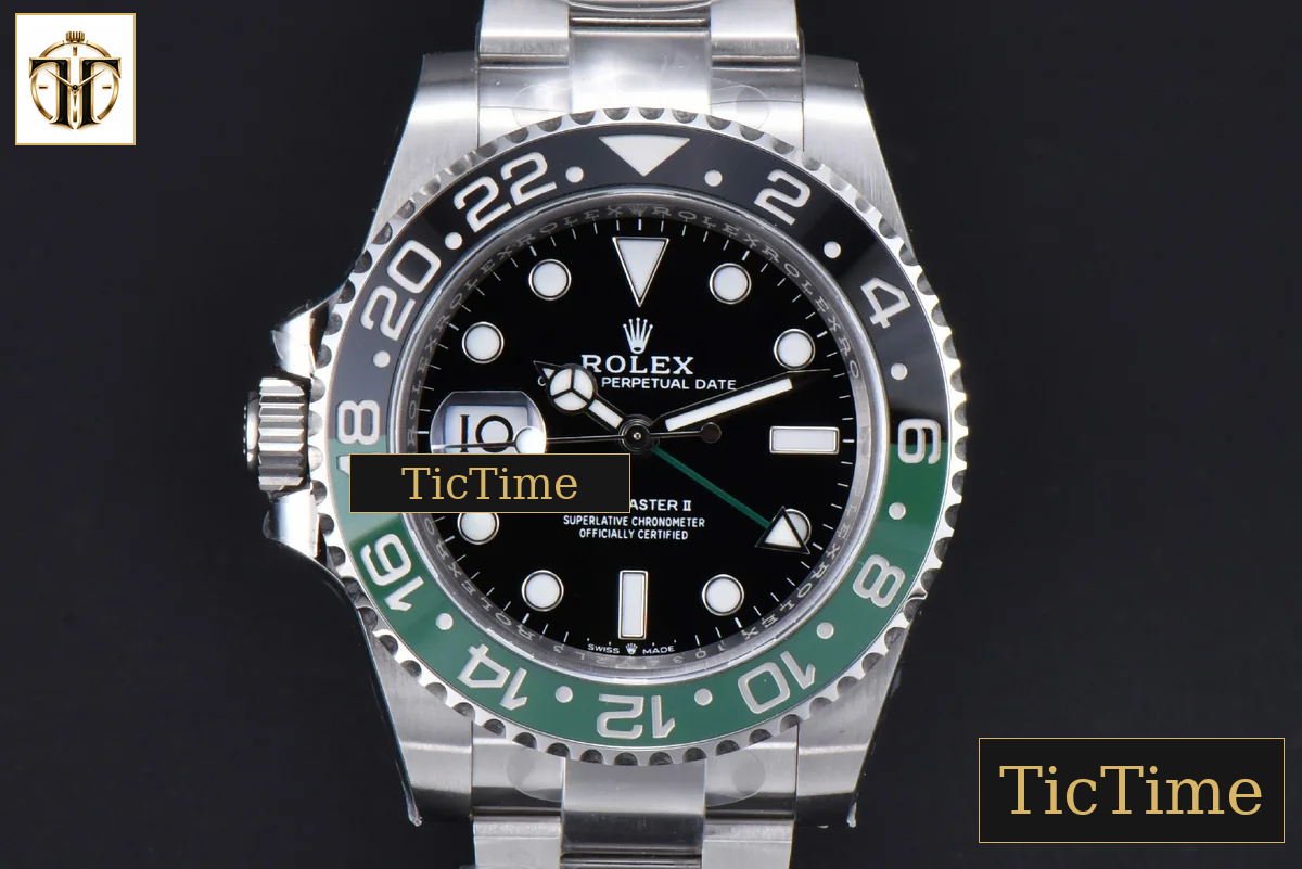 GMT Master II VTNR V3 Sprite 126720 Clean Factory Black/Green Bezel Oyster Bracelet CHS DD3285 — foto 2