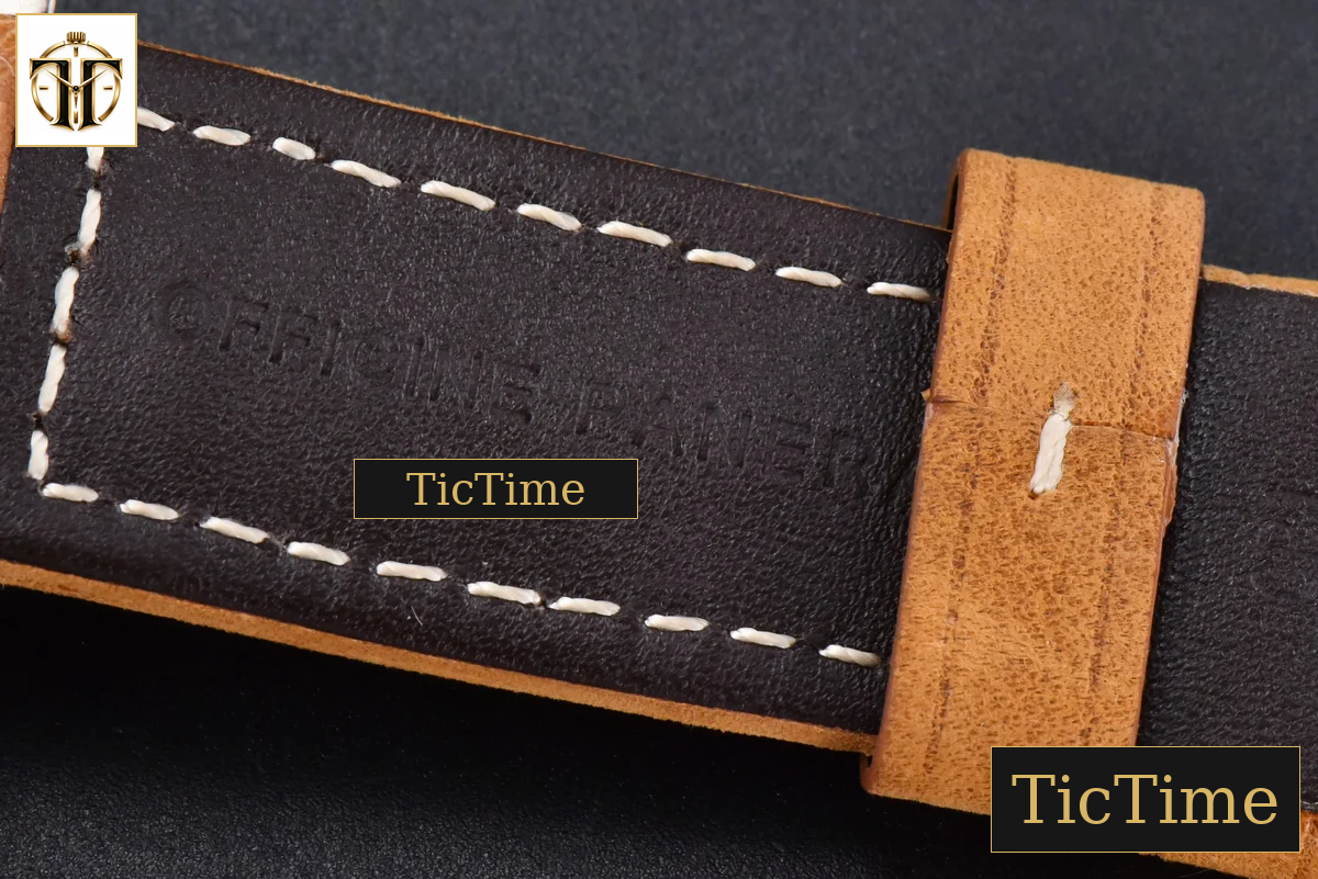 PAM1351 44mm TTF Brown Dial Brown Leather Strap P9001 — foto 27