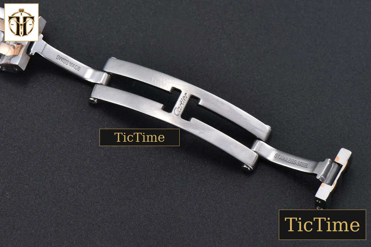 Panthère 22mm AF SS/RG Diamond Bezel White Dial SS/RG Bracelet Ronda Quartz — foto 25