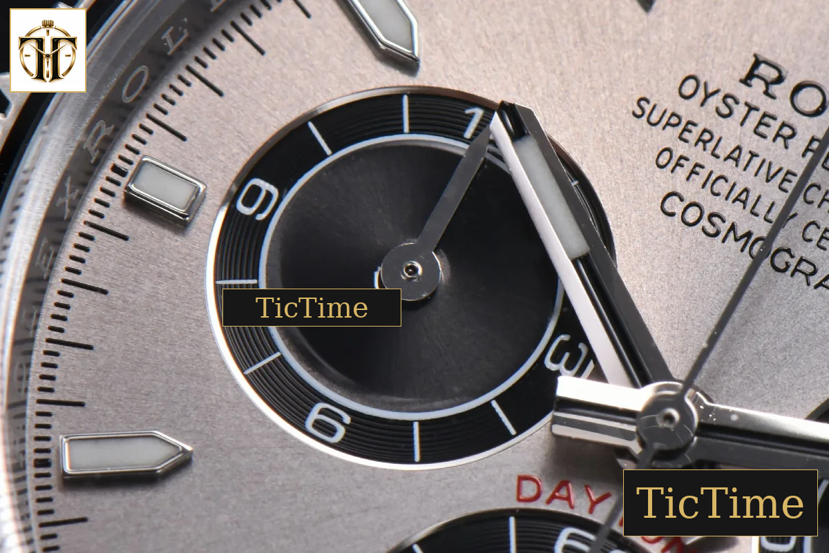 Daytona 904L 126519 40mm Clean Factory Gray Dial Black Bezel Oysterflex Strap DD4131 — foto 7