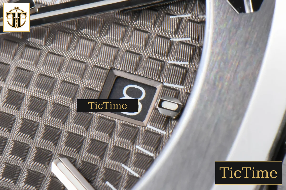 Royal Oak 15450 37mm ZF Gray Textured Dial SS Bracelet SA3120 — foto 6