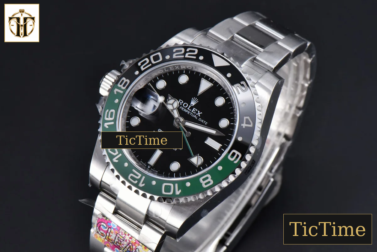 GMT Master II VTNR V3 Sprite 126720 Clean Factory Black/Green Bezel Oyster Bracelet CHS DD3285 — foto 5