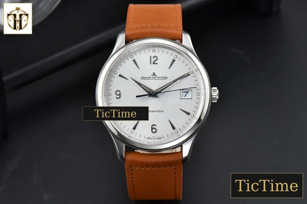 Foto frontal — Master Control Q4018420 40mm ZF White Dial Brown Leather Strap A899