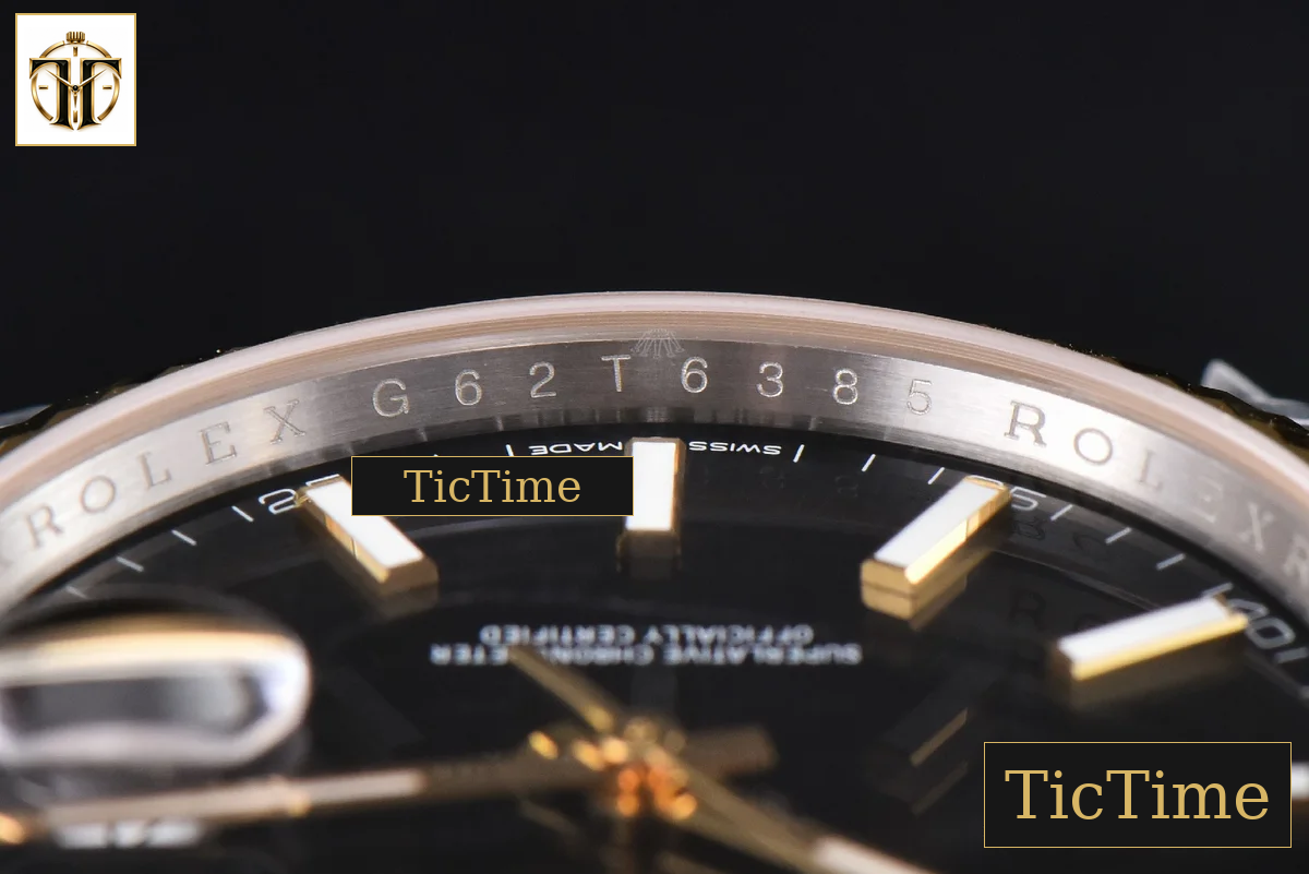 DateJust 126333 41mm VSF YG/SS Fluted Bezel Black Dial Oyster Bracelet VS3235 — foto 16