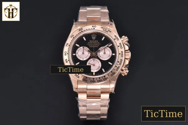 Foto frontal — Daytona 904L 126505 40mm BPF RG Black Dial RG Subdial RG Bracelet SH4131