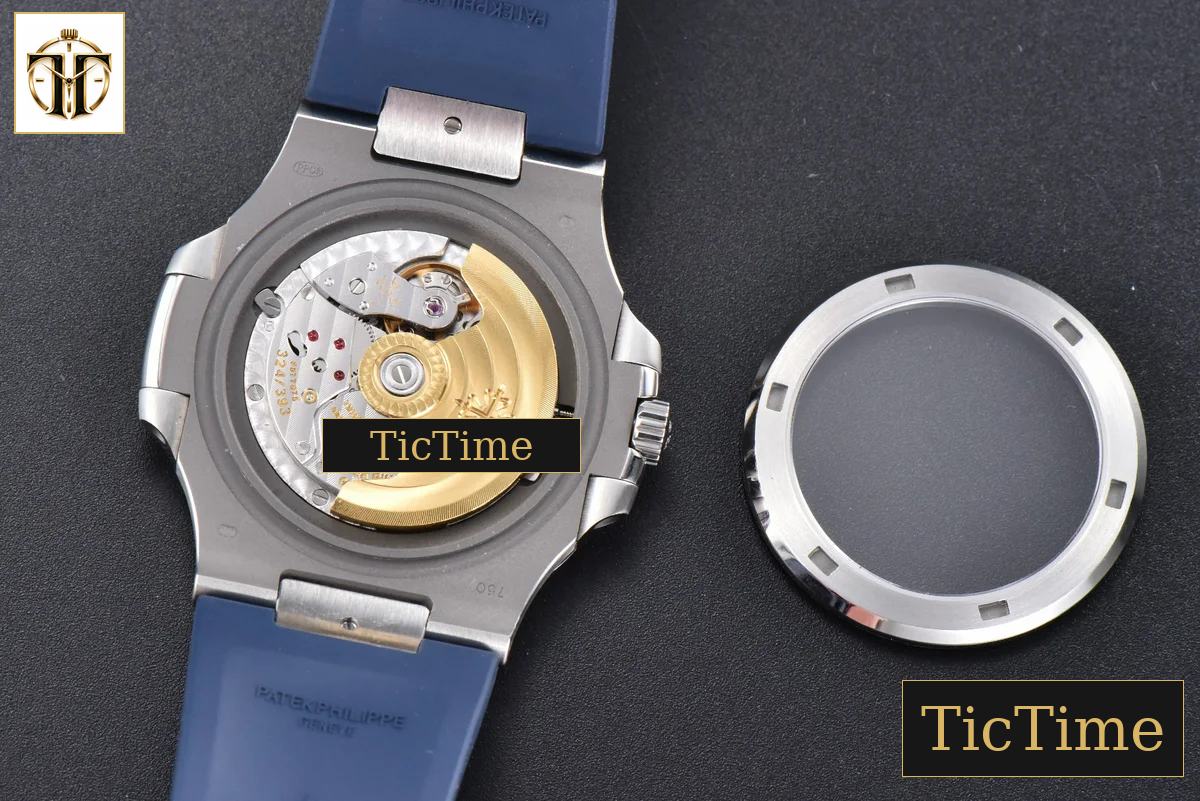 Nautilus 5711 40mm PPF Blue Dial Blue Rubber Strap V5 A324SC — foto 26