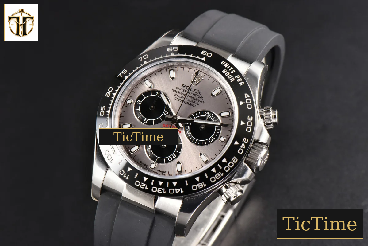 Daytona 116519 Clean Factory Ceramic Grey Dial Oysterflex Strap SA4130 — foto 4