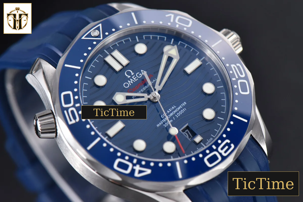 Seamaster Diver 42mm VSF SS 300M Blue Dial Rubber Strap A8800 — foto 9
