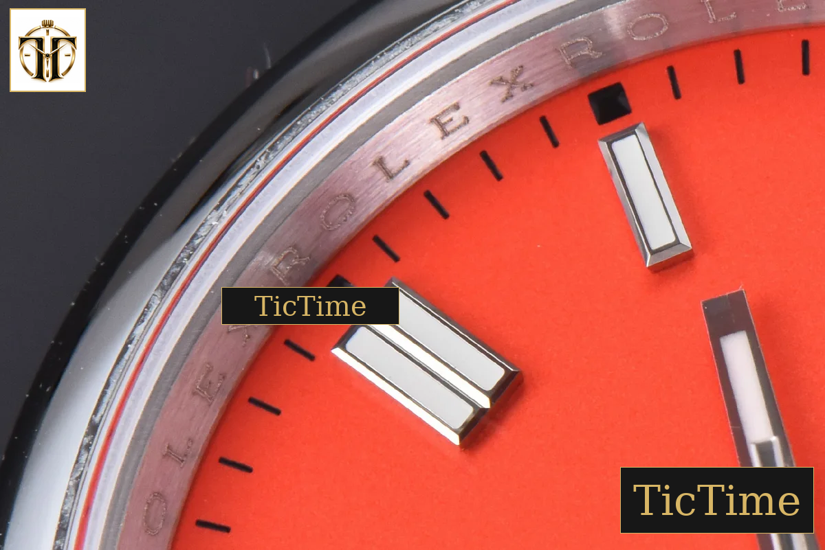 Oyster Perpetual 904L 126000 36mm GMF Red Dial SS Bracelet VR3230 — foto 7