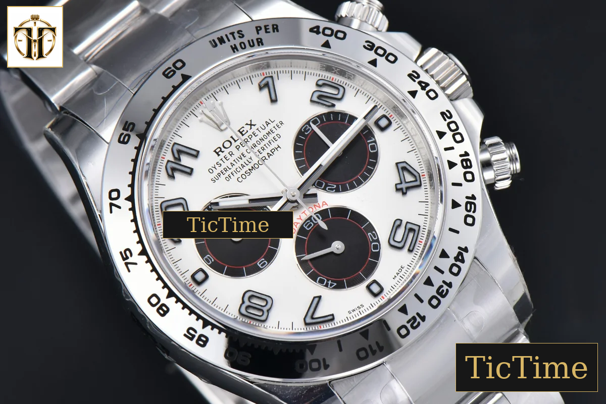 Daytona 116509 APSF SS White Dial Digital Marker SS Bracelet SH4130 — foto 15