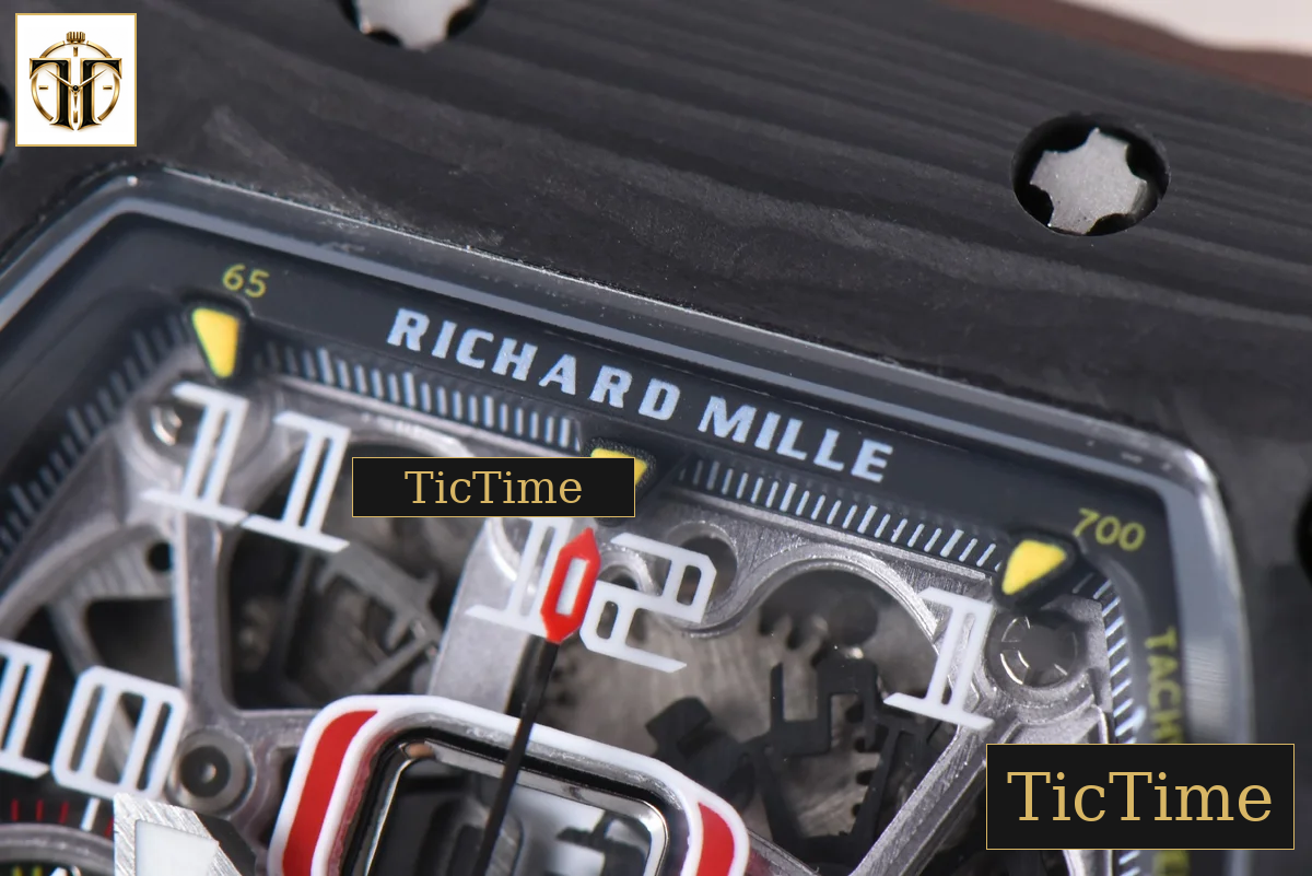 NTPT Chrono RM011 KVF Skeleton Dial Green Camo Rubber Strap V2 A7750 — foto 4
