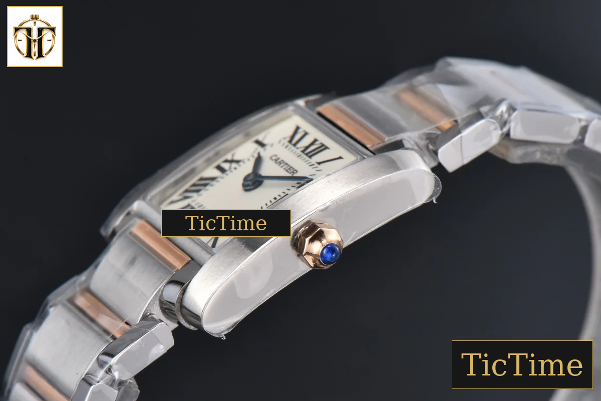 Tank Francaise Small 25.7mmx21.2mm 8848F RG/SS Bracelet Quartz — foto 10