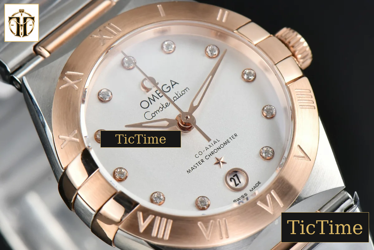 Constellation 29mm TWSF RG White Dial RG/SS Bracelet A8700 — foto 10