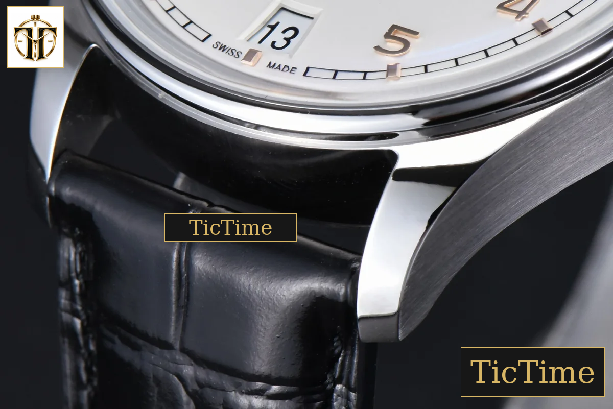 Portugieser Automatic 7 Days IWC0559E 42mm APSF SS White Dial YG Numeral Markers Black Leather Strap A52010 — foto 9