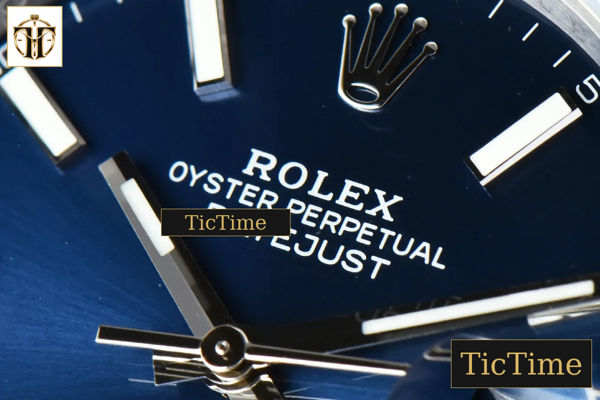 DateJust Smooth Bezel 126300 41mm VSF Blue Dial Oyster Bracelet VS3235 — foto 6